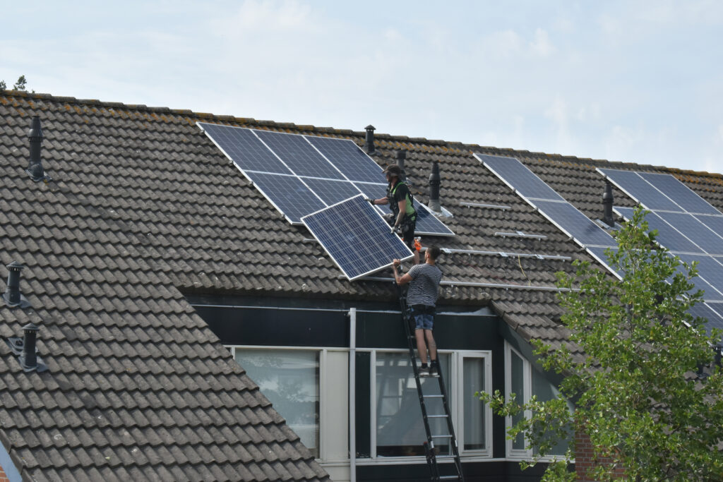 Zonnepanelen op het dak